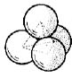 Figure 54: Simplest self-stabilizing arrangement of spheres