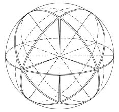 Figure 81: Spherical Rhombic Dodecahedron. ©Tom Parker