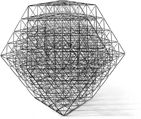 Figure 19: 3D Isotropic Vector Matrix (Estate of R. Buckminster Fuller.)