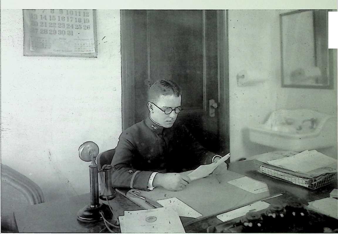 Figure 9: Fuller as communication officer on board the USS George Washington, ca. 1919.