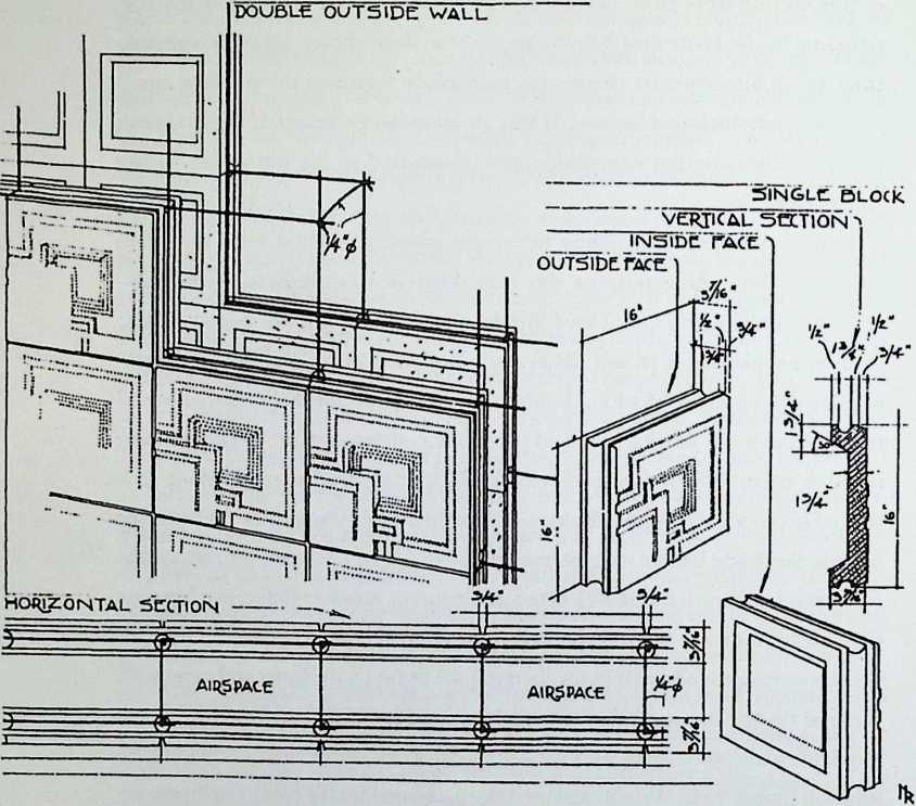 Figure 11: Textile Block System, ca. 1923.