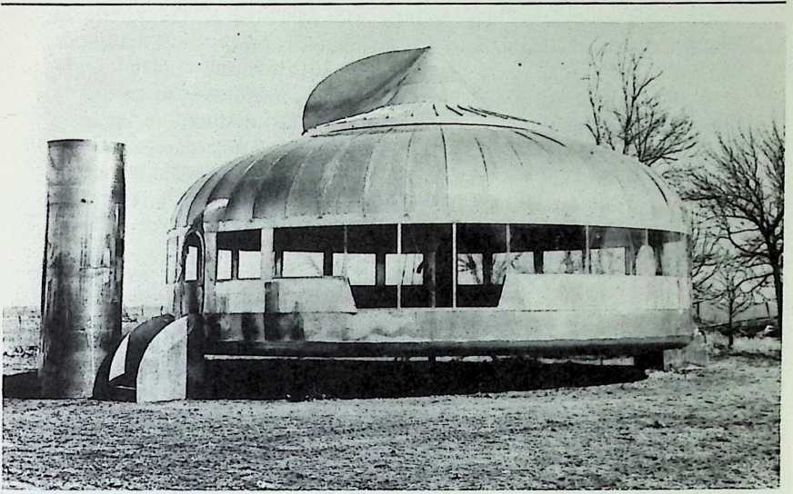 Figure 20: Prototype of Dymaxion Dwelling Machine being built at Beech Aircraft, 1945.