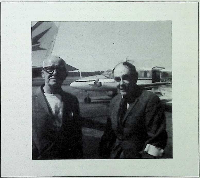 Figure 34: Bucky and Alden at Camden, September 1972.